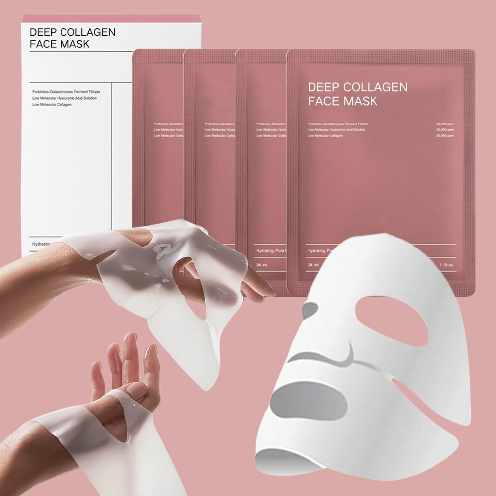 SilkySkin - Djupt Återfuktande Bio Kollagenmask